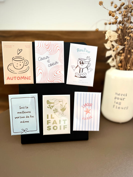 Magnet "Petits mots et attentions" - 54x78mm